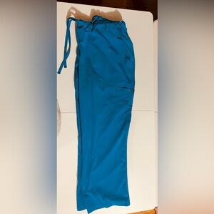 koi Women’s 3X Deep Teal Cargo Scrub Pants #2031